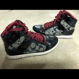 Coach high top sneakers